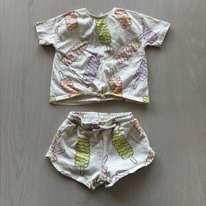 Zara Kids' Ice Cream Print Set Size 3T